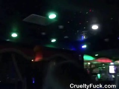 Sexually excited Babes Share Strippers Dong At Party